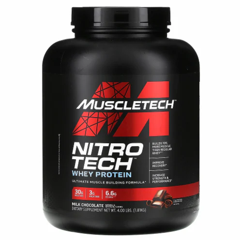 MuscleTech  NitroTech Whey Protein 4 Lbs (1.81 Kg)