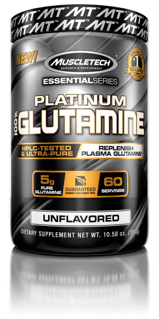 MuscleTech, Platinum 100% Glutamine Unflavored(300 G)