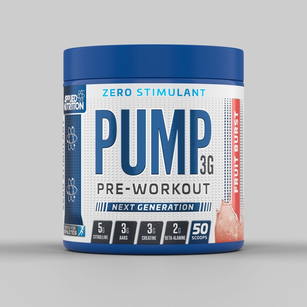  PUMP 3G Pre-Workout 375g / Stim-Free 